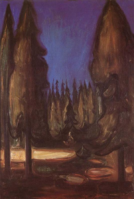 Edvard Munch The Forest